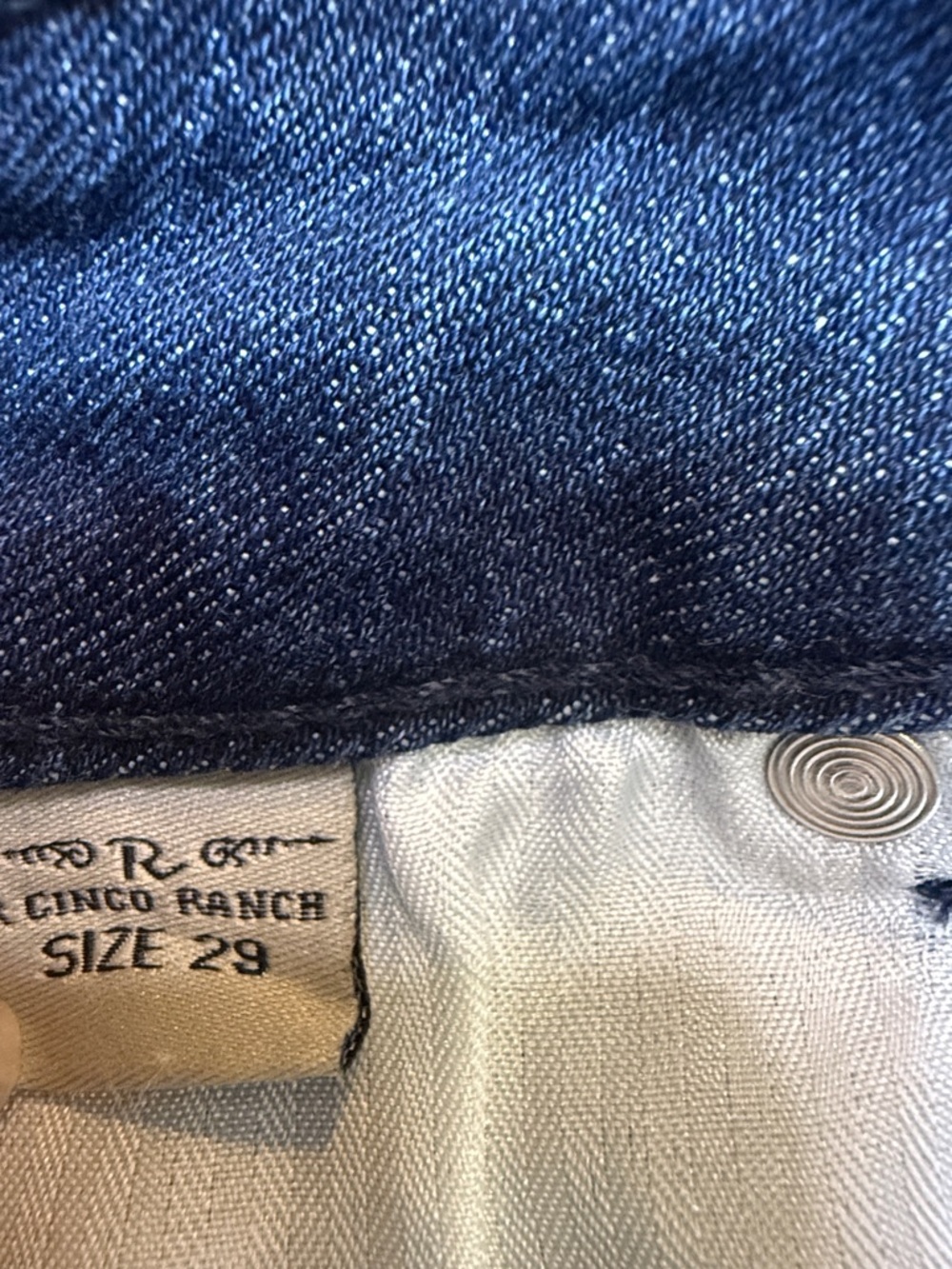 Light Wash Ribbed Panel Skinny Jeans - Picture 6 of 7